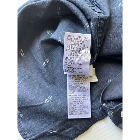 Quiksilver Men's Boredsnap Mini Motif Short Sleeve Button Down Shirt Size XXL - Picture 6 of 11